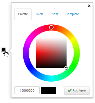 jce gestionnaire-images params-defaut-couleurs